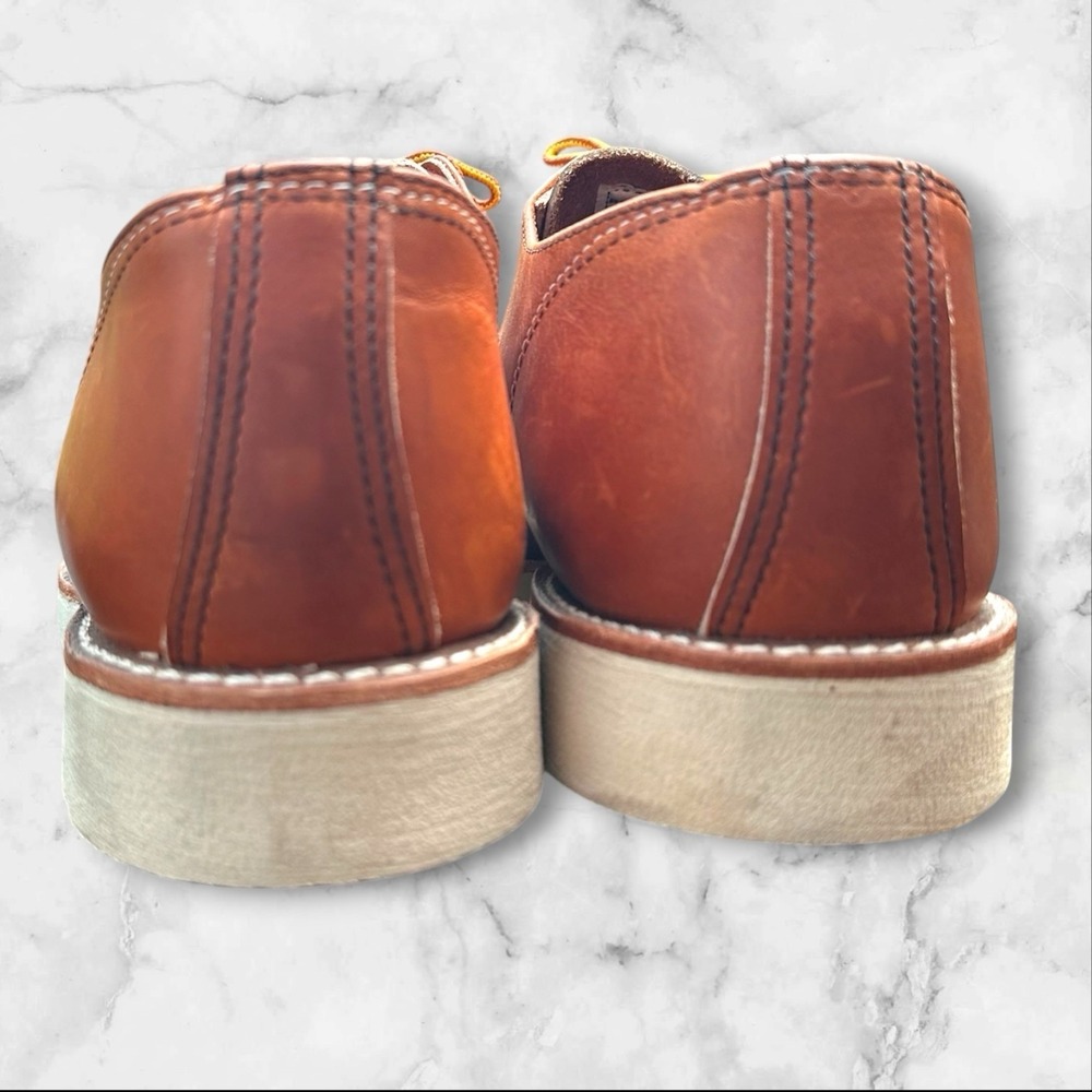 Red Wing Shop Moc Oxford Oro Leather Work Shoes $309 sz 11 D 8092 Made in USA - Picture 2 of 7
